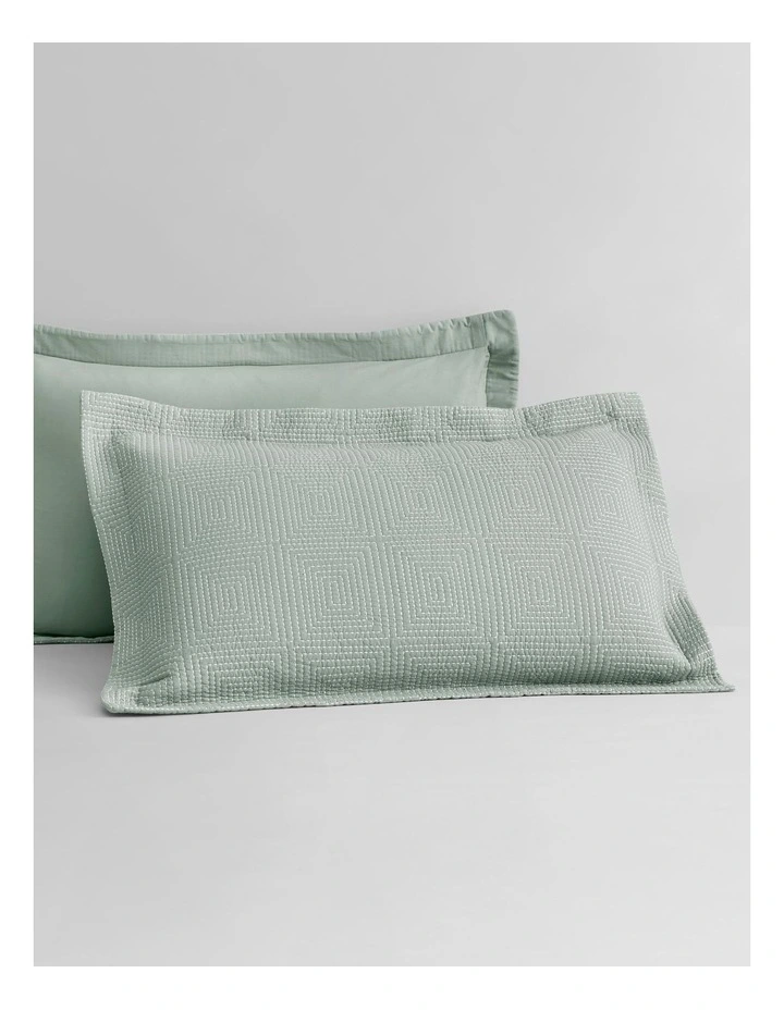 Beechwood Tailored Sham In Dew 1 Beechwood Tailored Sham In Dew