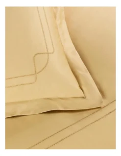 Belltana Tailored European Pillowcase In Soft Gold -Sheridan 988993720 3 720x928