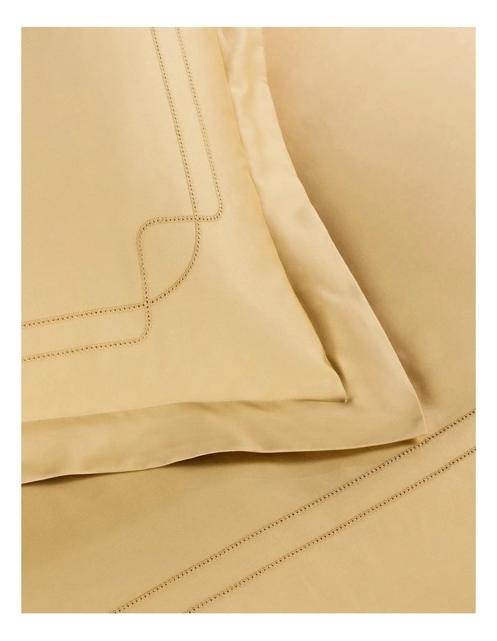 Belltana Tailored Pillowcase Pair In Soft Gold 3 Belltana Tailored Pillowcase Pair In Soft Gold - Image 3