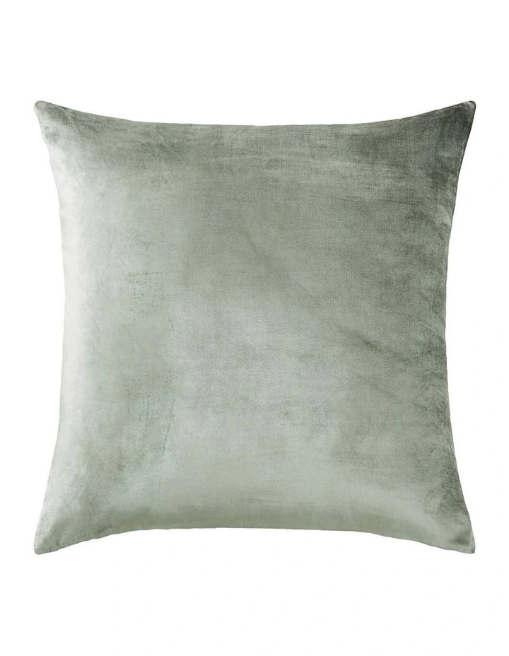 Braylon European Pillowcase In Green Smoke 2 Braylon European Pillowcase In Green Smoke - Image 2