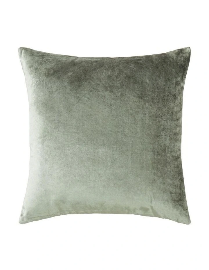 Braylon Square Cushion In Green Smoke 1 Braylon Square Cushion In Green Smoke