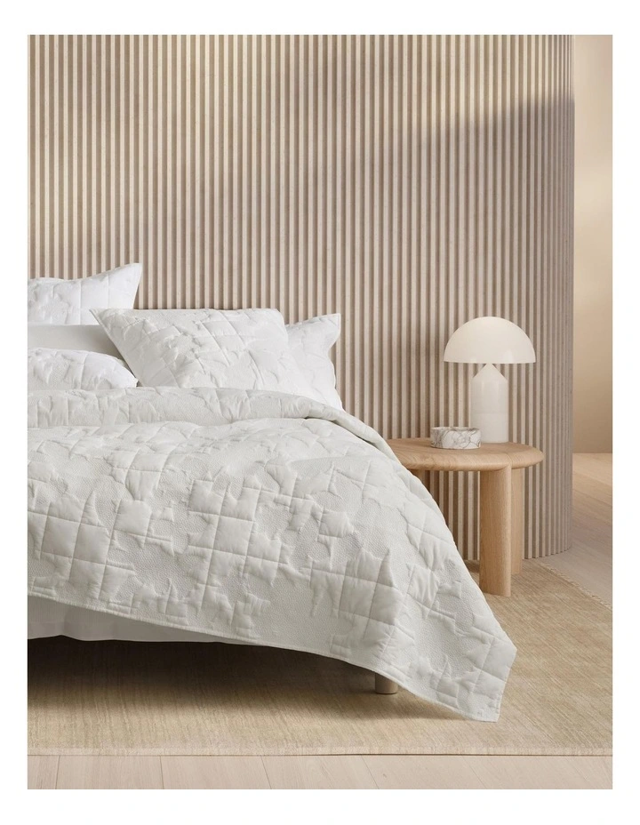 Caldwel Tailored European Sham In White 2 Caldwel Tailored European Sham In White - Image 2