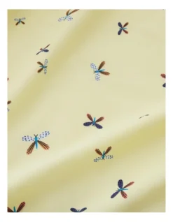 Kids Funny Bugs Sheet Set In Pastel Yellow 6 Kids Funny Bugs Sheet Set In Pastel Yellow -Sheridan 988998130 3 720x928