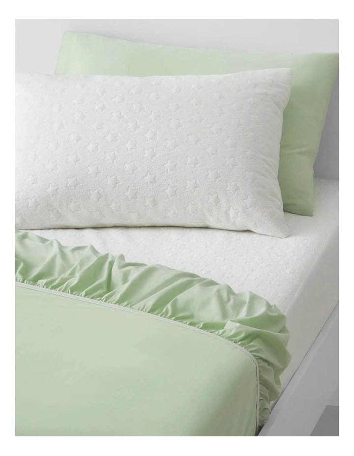 Kids Protector And Sheet Set In Mint 2 Kids Protector And Sheet Set In Mint - Image 2