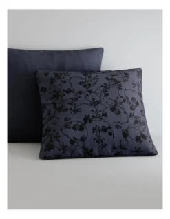 Nisha European Pillowcases In Deep Indigo
