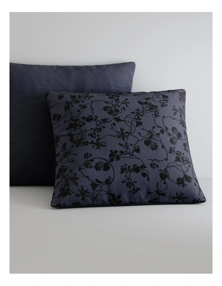 Nisha European Pillowcases In Deep Indigo 1 Nisha European Pillowcases In Deep Indigo