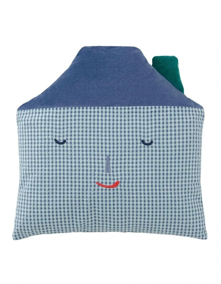 Kids Reggie Novelty Cushion In Bluebell 2 Kids Reggie Novelty Cushion In Bluebell - Image 2