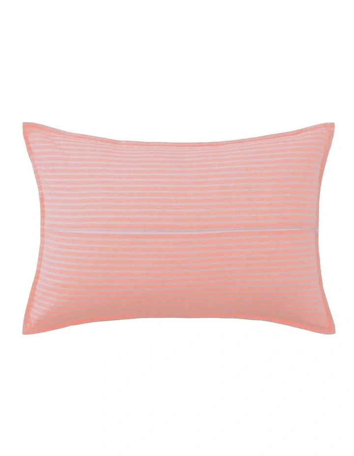 Reilly Stripe Breakfast Cushion In Papaya 2 Reilly Stripe Breakfast Cushion In Papaya - Image 2