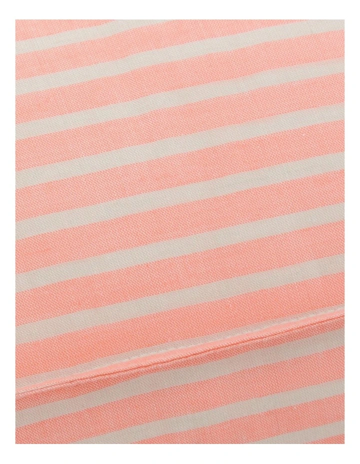 Reilly Stripe Breakfast Cushion In Papaya 3 Reilly Stripe Breakfast Cushion In Papaya - Image 3