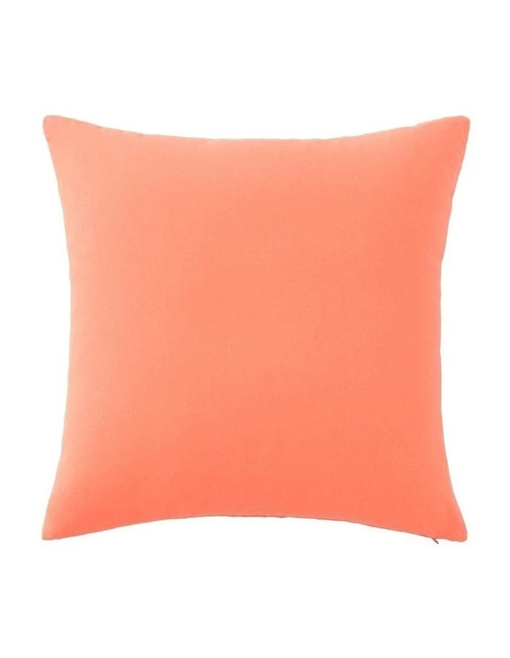 Ryer Square Cushion In Papaya 2 Ryer Square Cushion In Papaya - Image 2