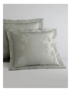 Sabal Tailored European Pillowcase In Green Smoke