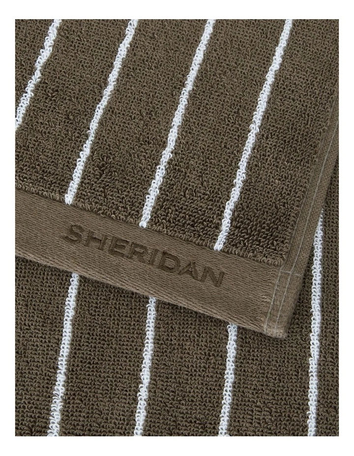 Savillia Hand Towel In Khaki 2 Savillia Hand Towel In Khaki - Image 2