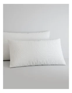 Seaton Pillowcase Pair In White