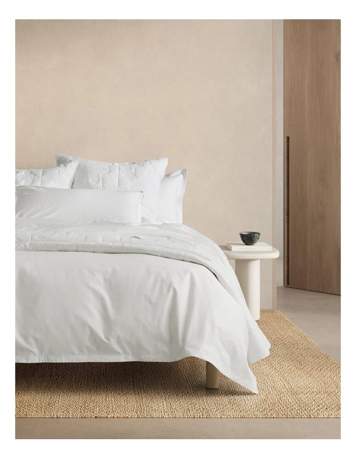 Solence Quilt Cover Set In White 1 Solence Quilt Cover Set In White