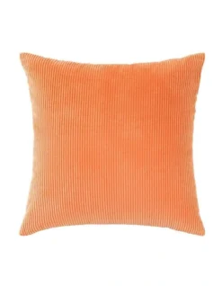 Tano Square Cushion In Coral Spice