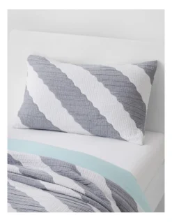 Kids Zinnea Sham In Grey/White