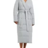 Cocoon Robe In Grey Marle